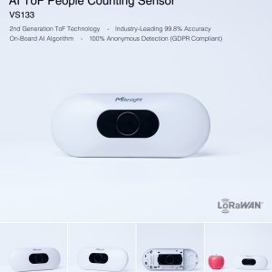 AI time-of-flight people counting sensor