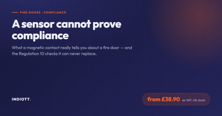 Fire Door Monitoring Sensors: What They Prove, and What They Definitely Do Not